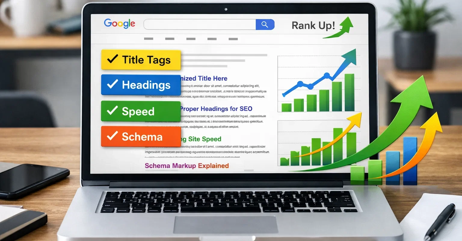 on-page SEO checklist for higher Google rankings