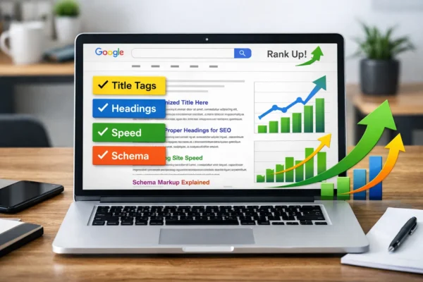 on-page SEO checklist for higher Google rankings